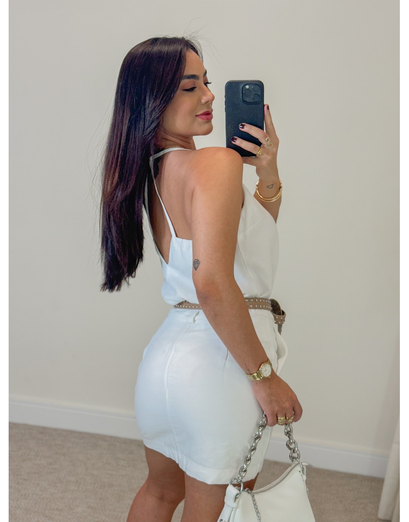 Saia Viscolinho Bruna Off