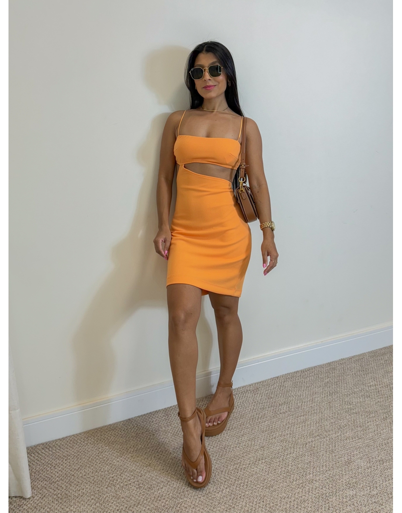 Vestido Abertura Cecí Coral