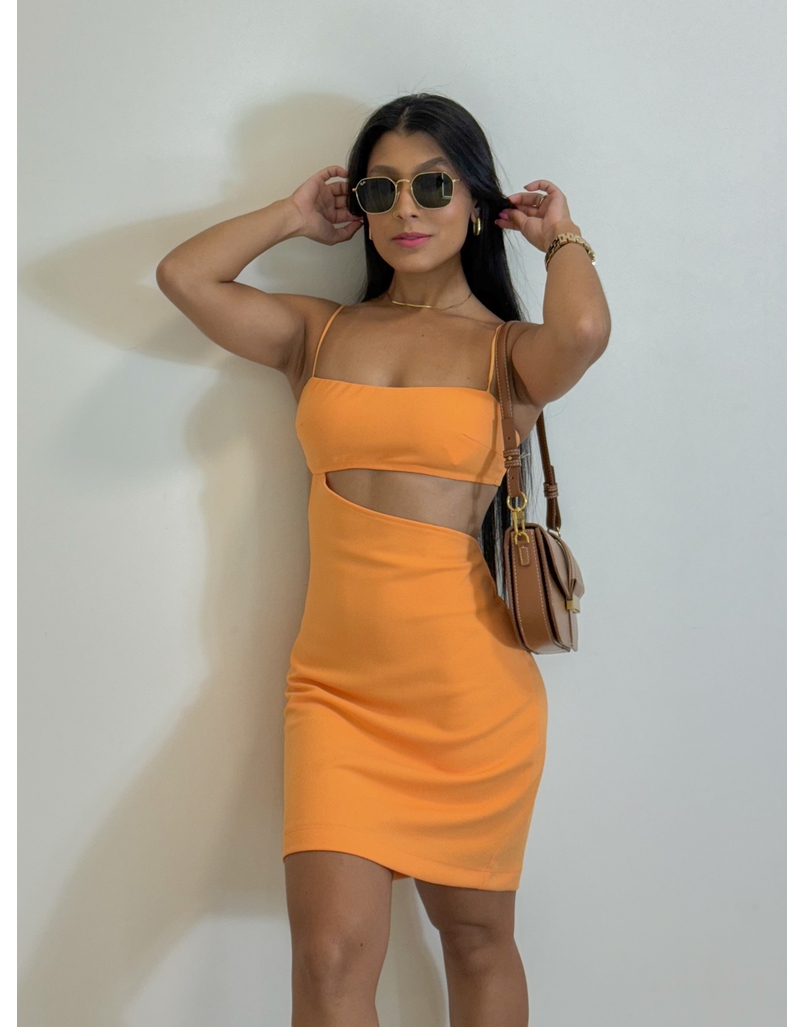 Vestido Abertura Cecí Coral