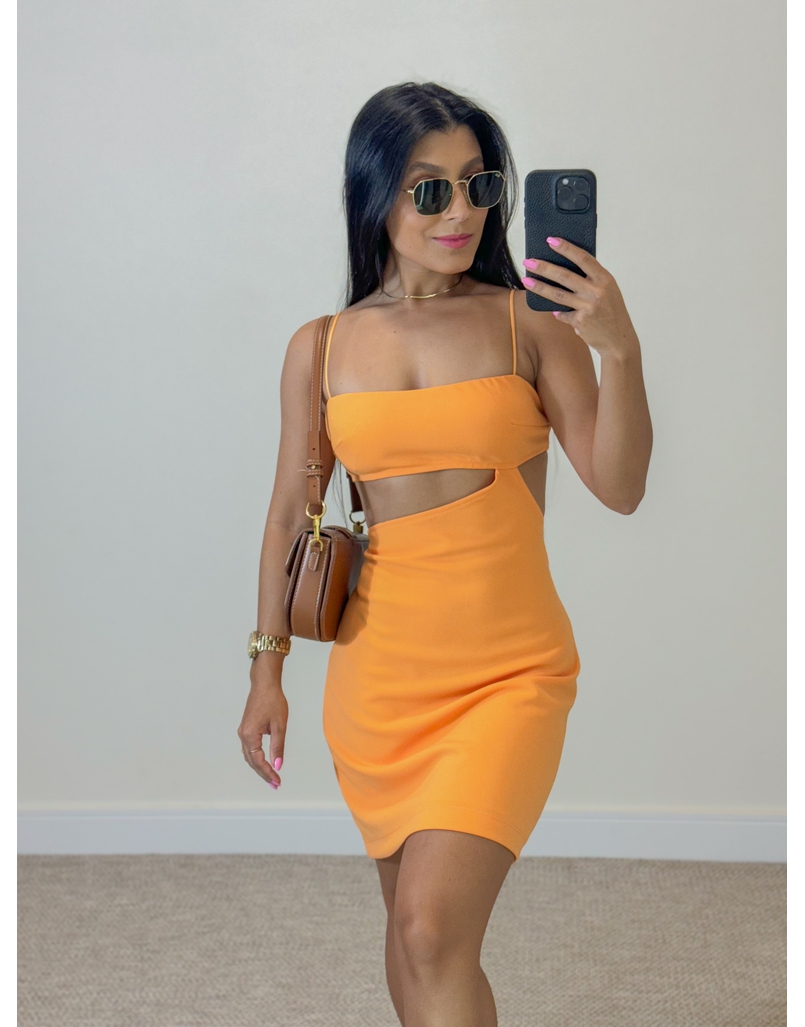 Vestido Abertura Cecí Coral