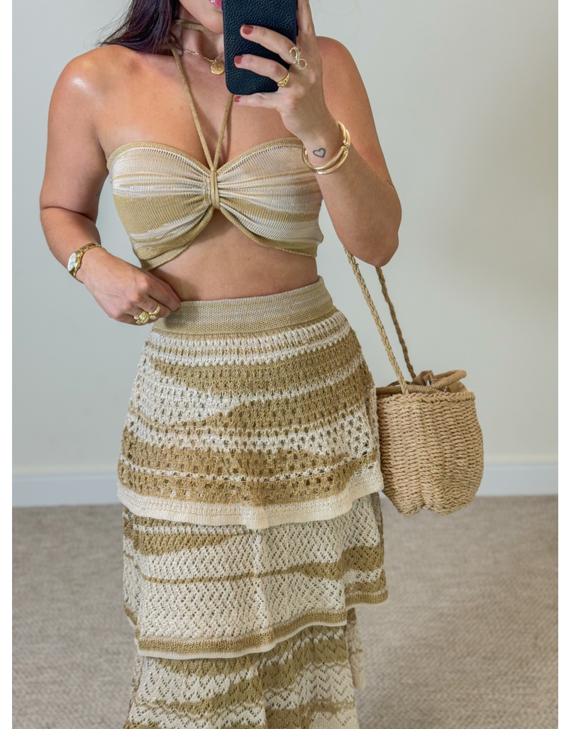 Conjunto Tricot Jane Areia