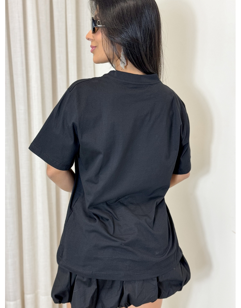 Saia Balonê Lucy Preta