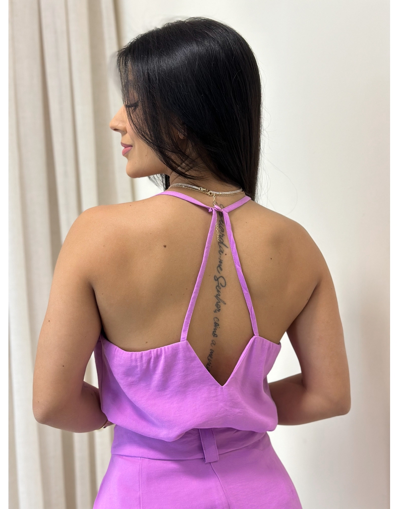 Blusa Alcinha Loren Lavanda