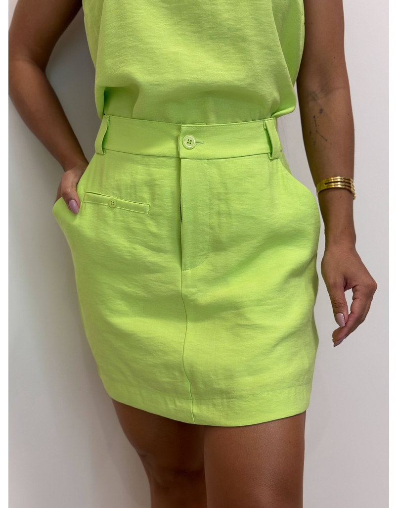 Saia Viscolinho Bruna Lima