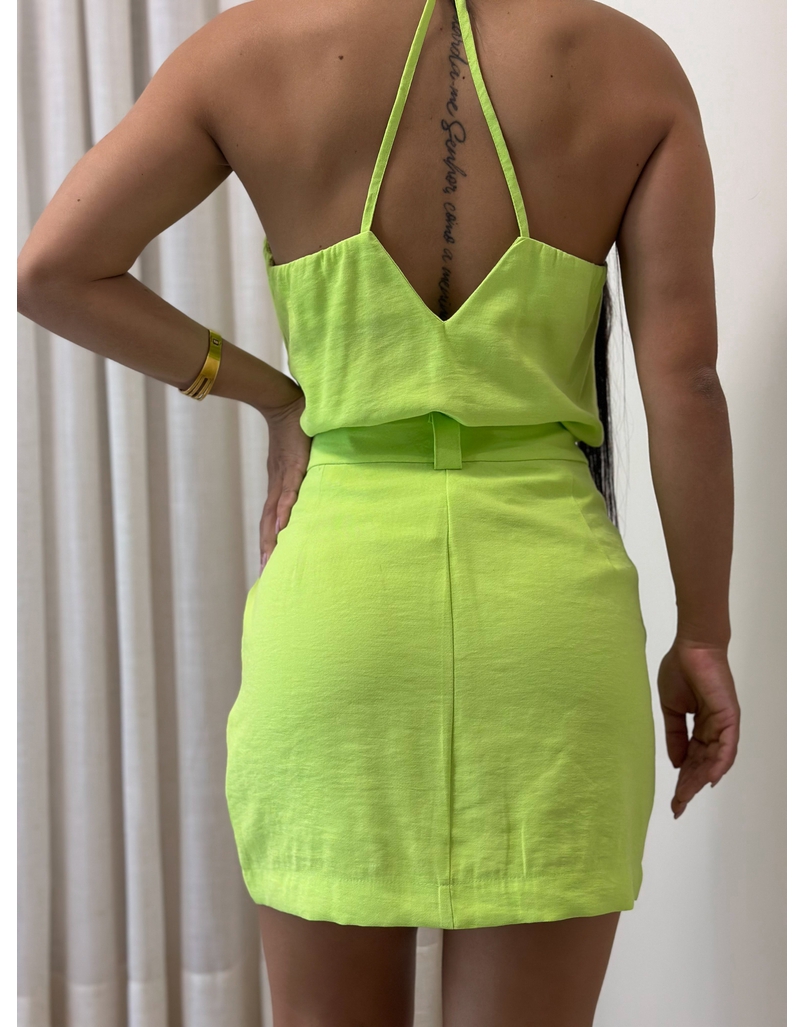 Saia Viscolinho Bruna Lima