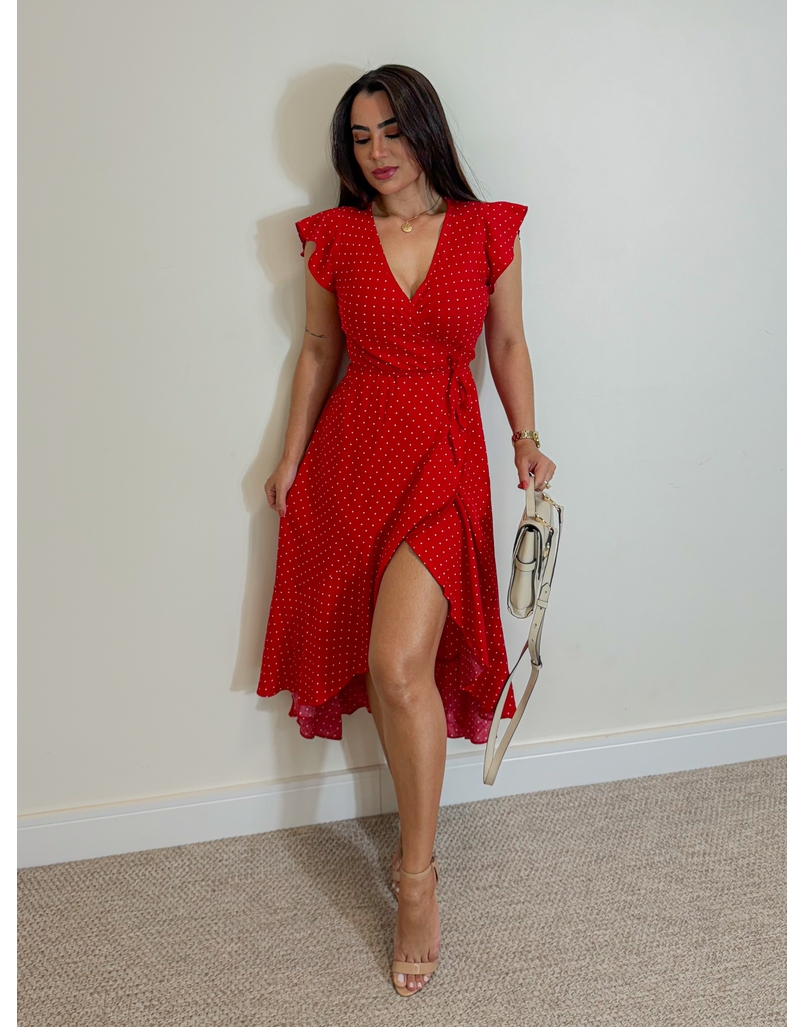 Vestido Envelope Vermelho