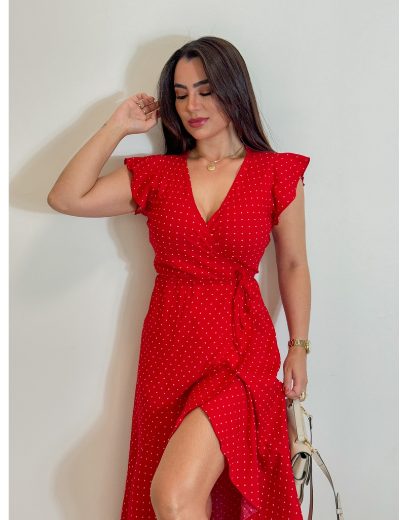 Vestido Envelope Vermelho