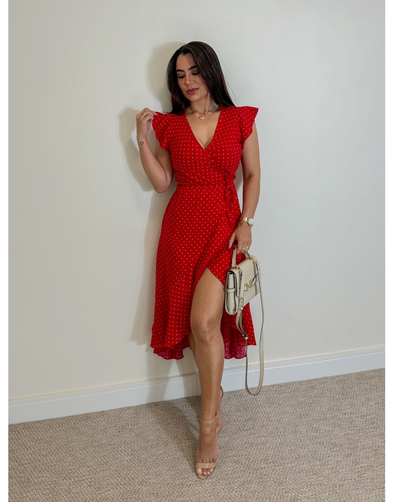 Vestido Envelope Vermelho