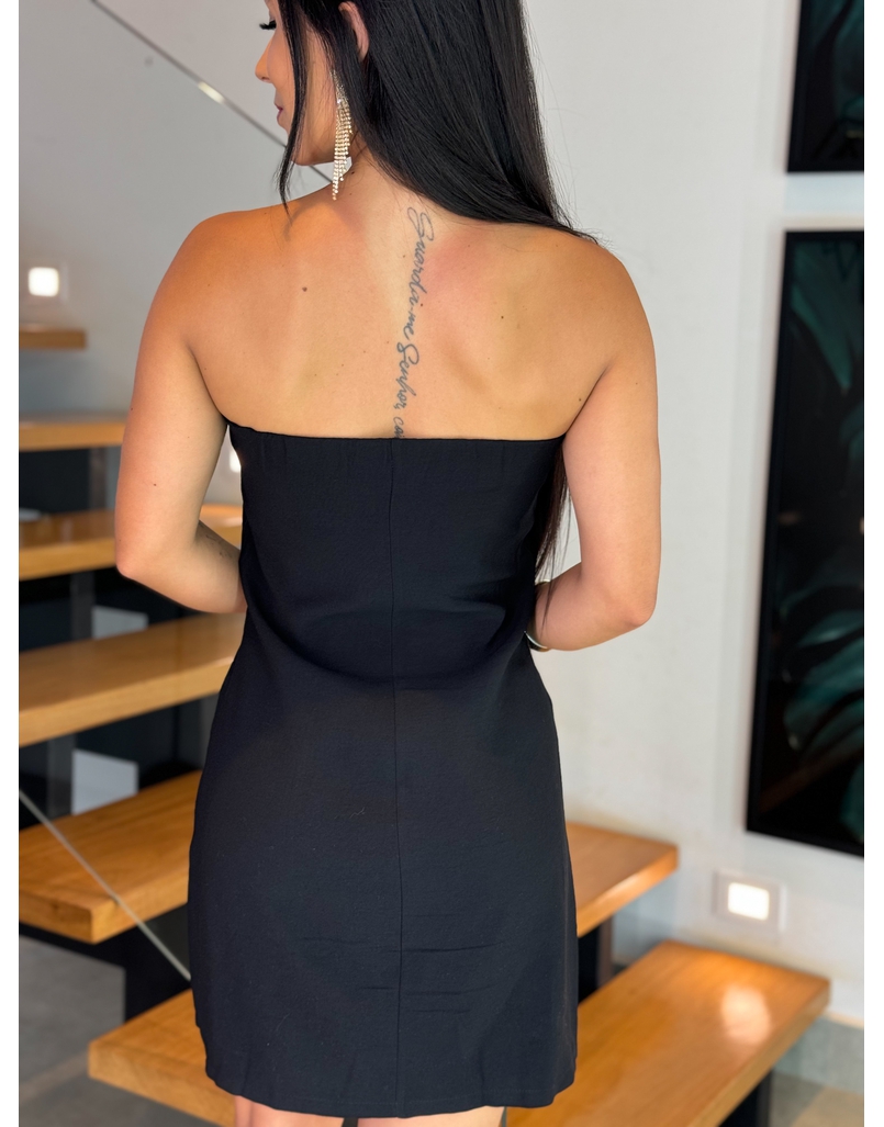 Vestido Zíper Amanda Preto