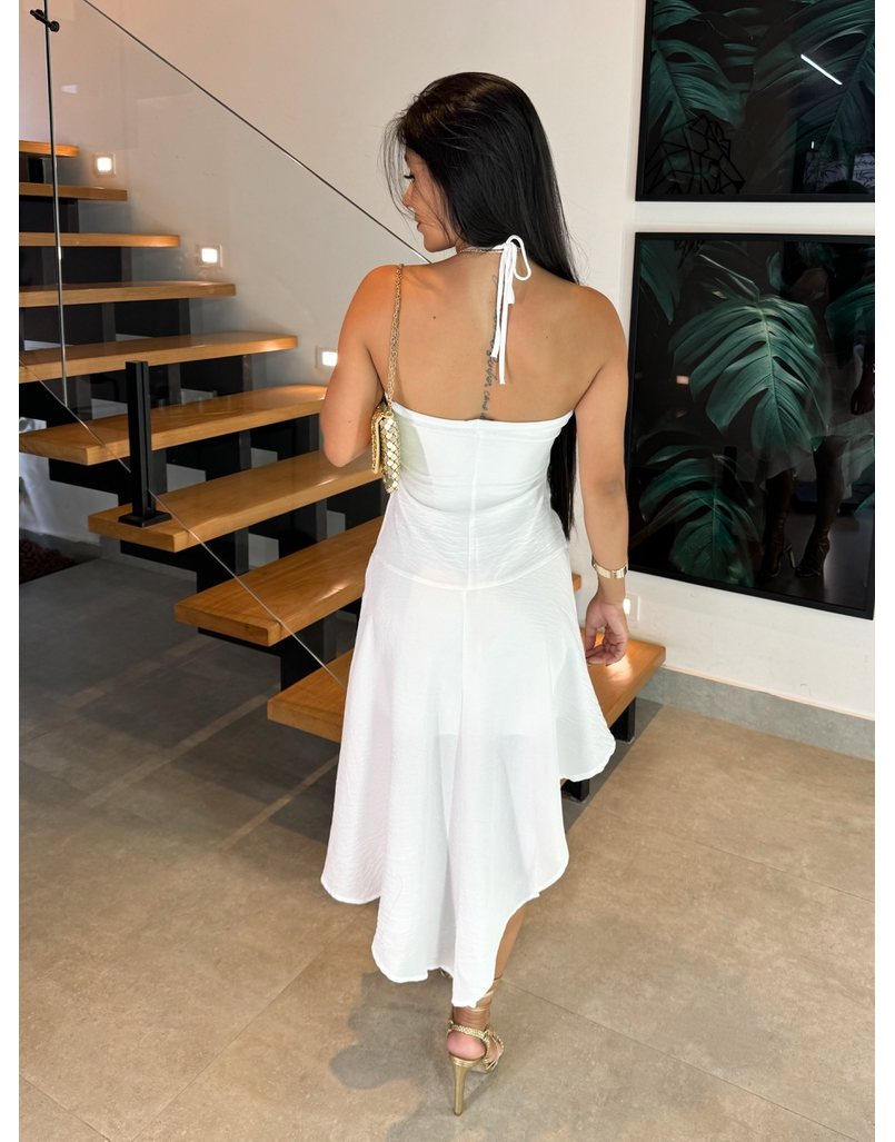 Vestido Midi Carla Branco