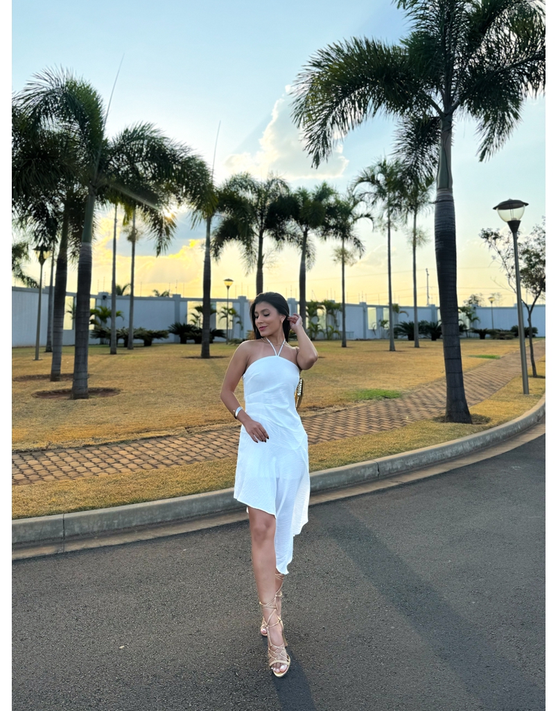 Vestido Midi Carla Branco