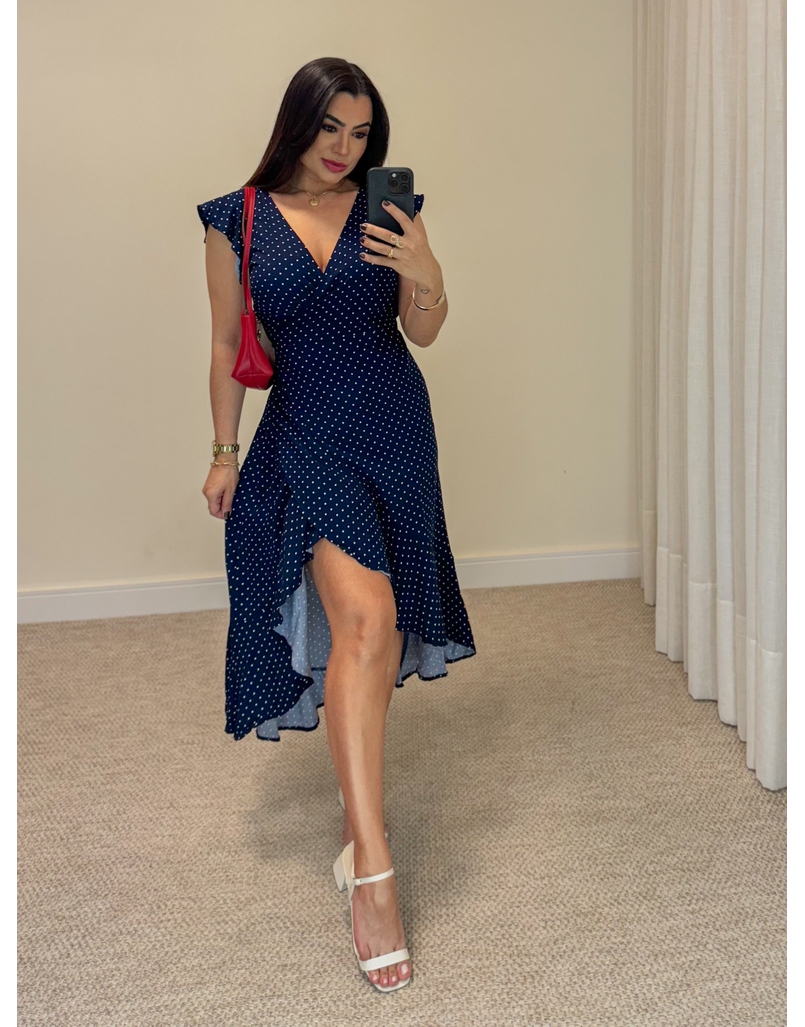 Vestido Envelope Marinho