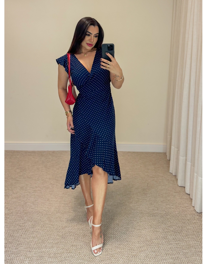 Vestido Envelope Marinho