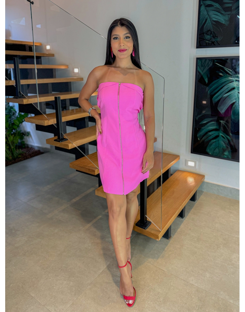 Vestido Zíper Amanda Rosa