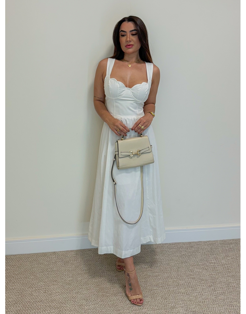 Vestido Meia Taça Florença Off