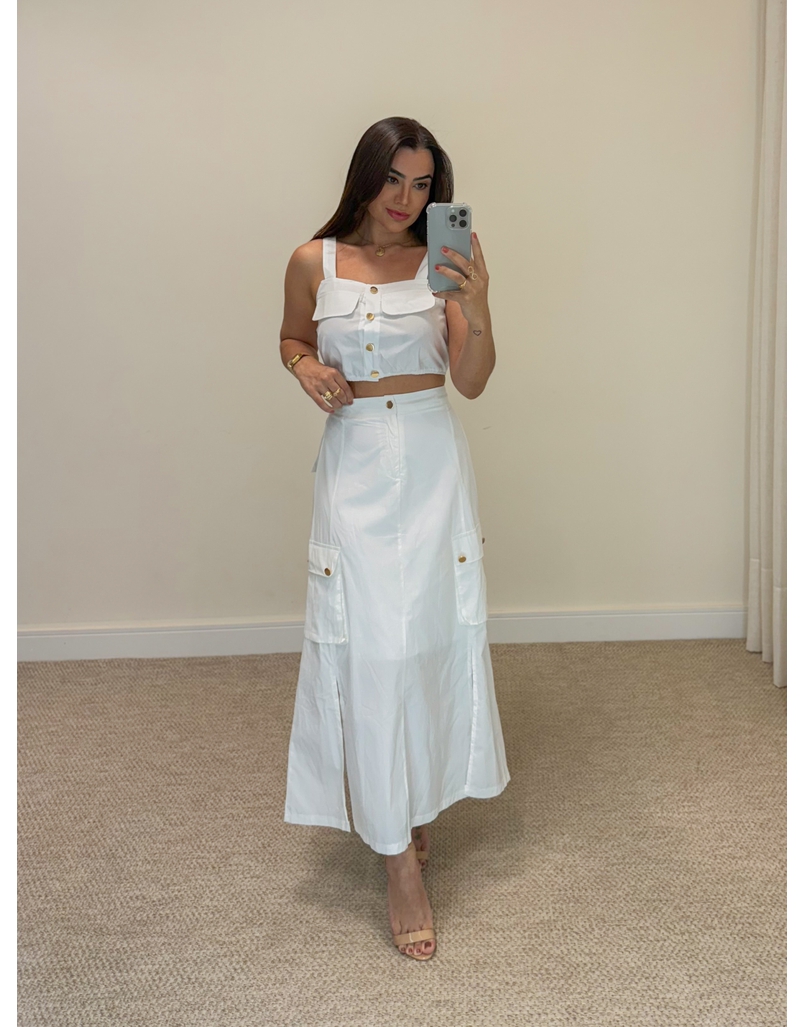 Conjunto Saia Marcela Off