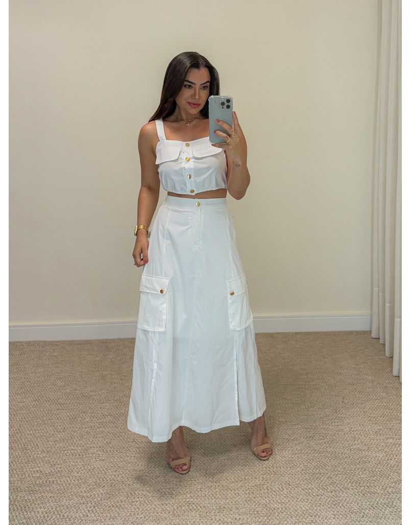 Conjunto Saia Marcela Off