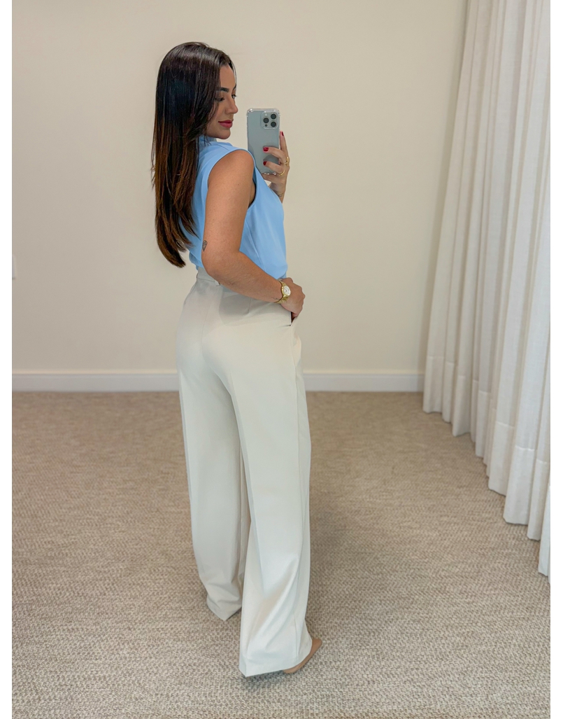 Blusa Eliana Azul Bebê