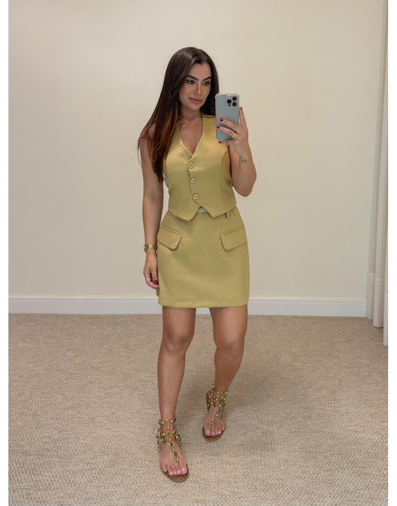 Conjunto Frente Única Priscila Cáqui