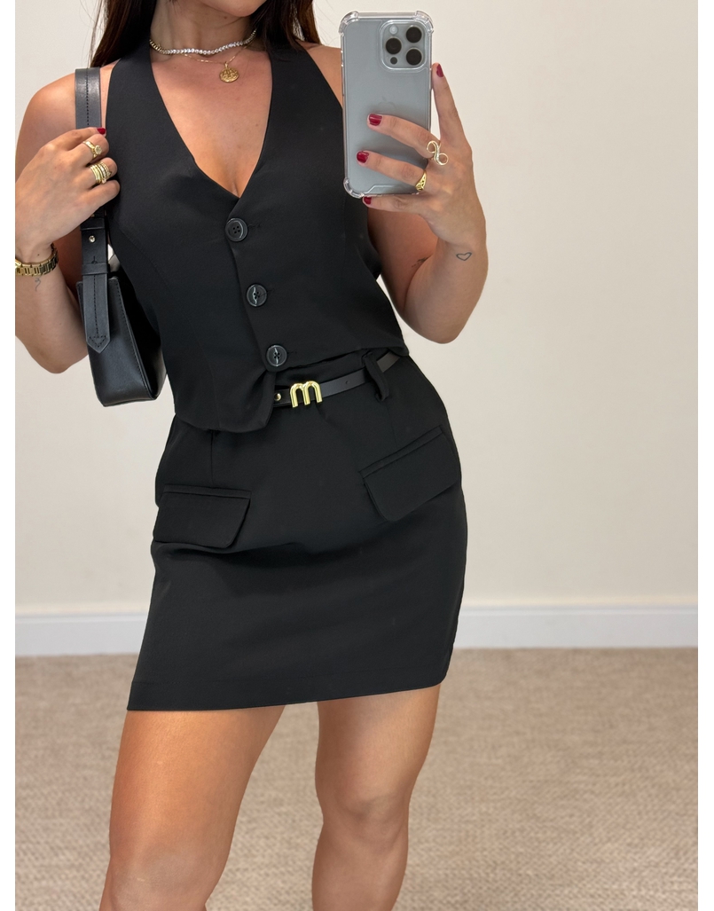 Conjunto Frente Única Priscila Preto