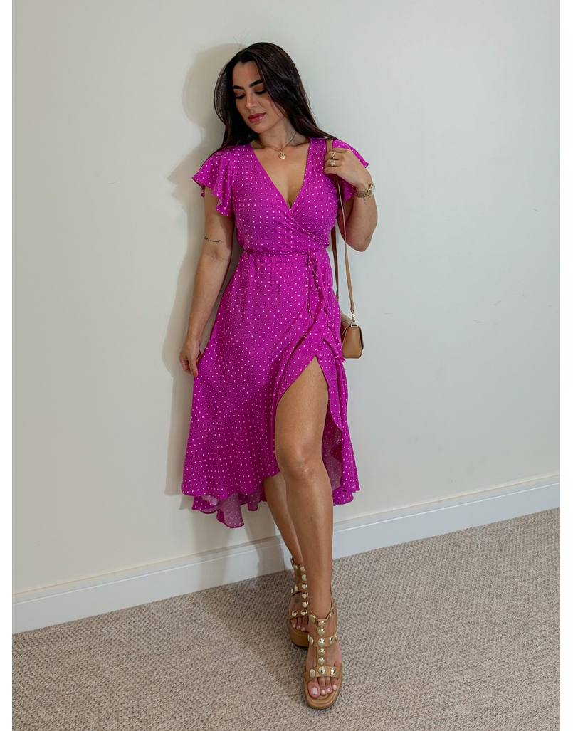 Vestido Envelope Fúcsia 