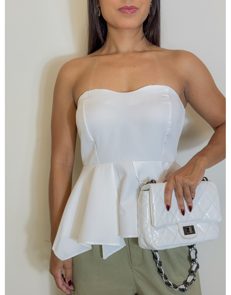 Blusa Tomara Que Caia Laysa Branca