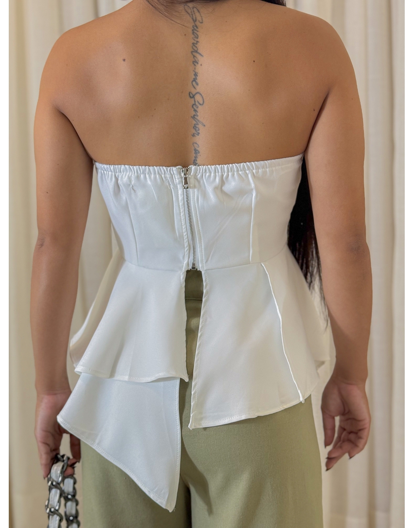 Blusa Tomara Que Caia Laysa Branca