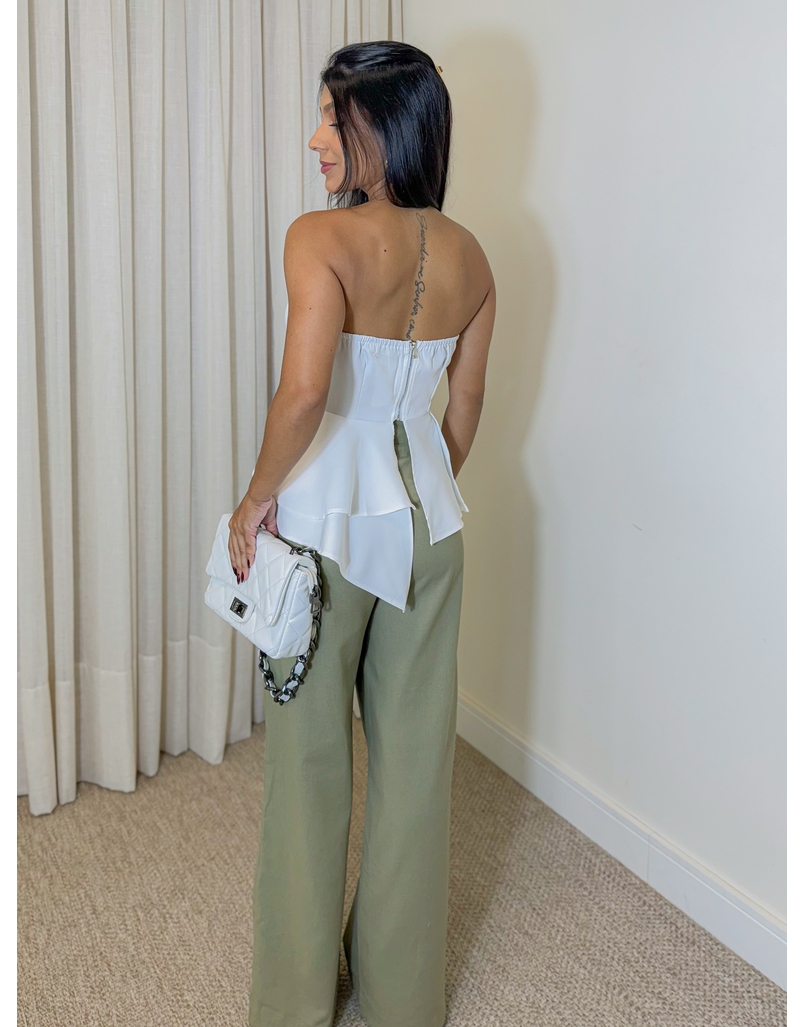 Blusa Tomara Que Caia Laysa Branca