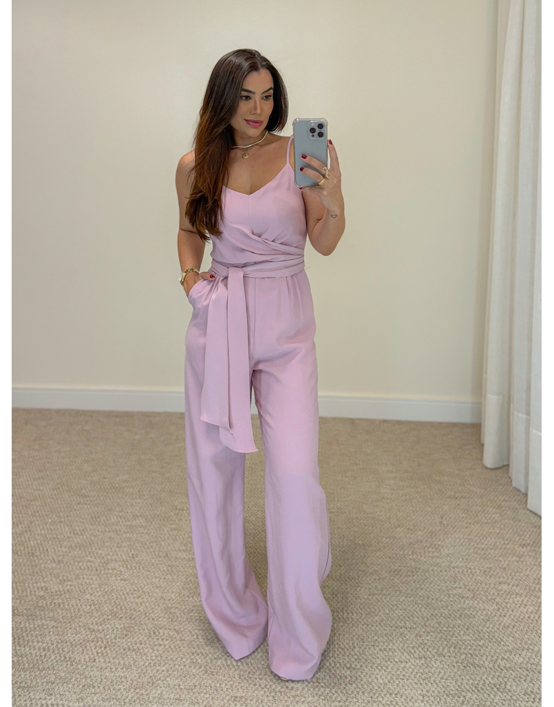 Macacão Martina Rosa Chá