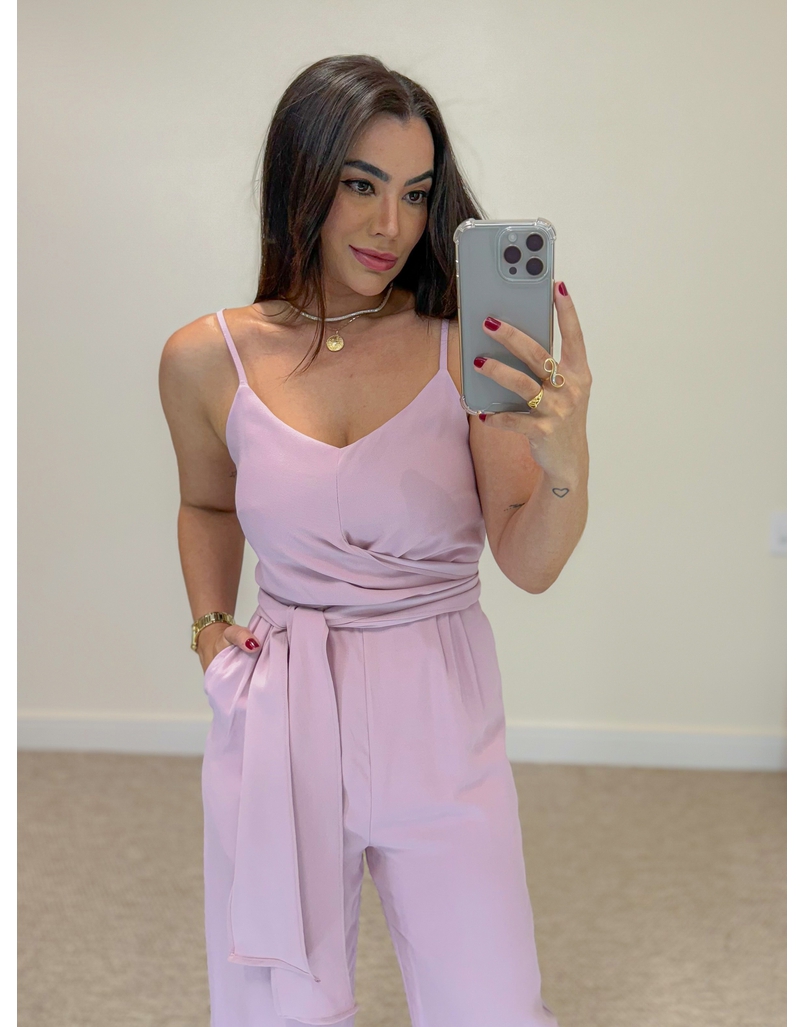 Macacão Martina Rosa Chá