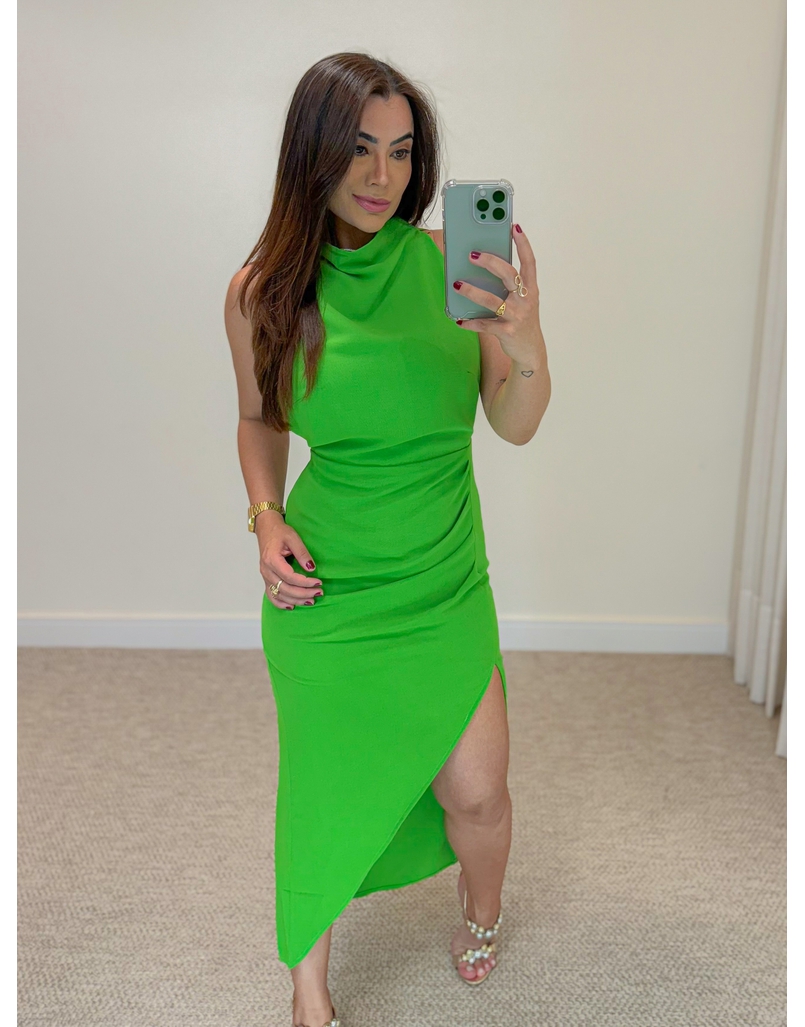 Vestido Midi Fabricia Verde