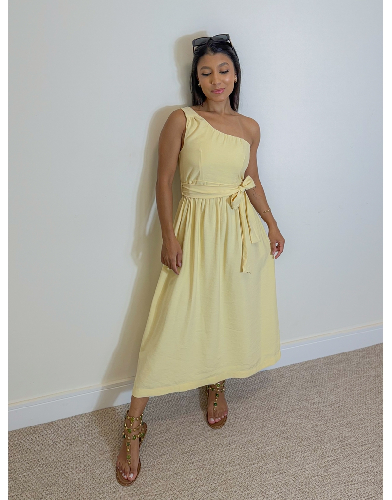 Vestido Midi Ariela Manteiga