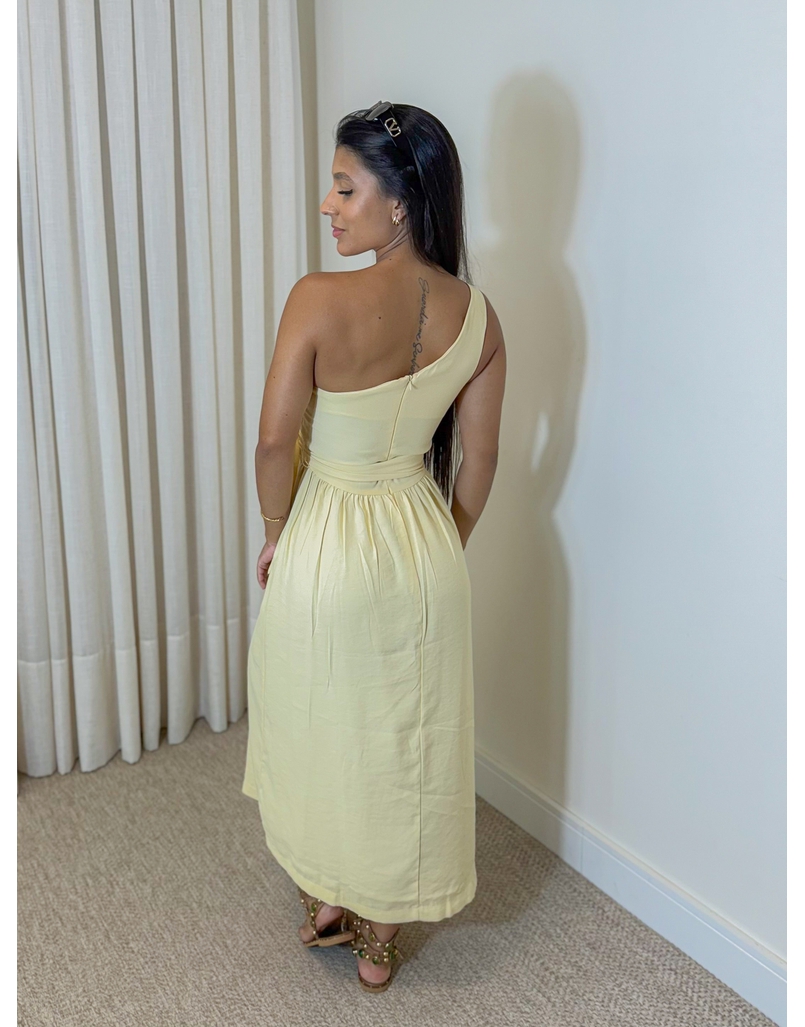 Vestido Midi Ariela Manteiga