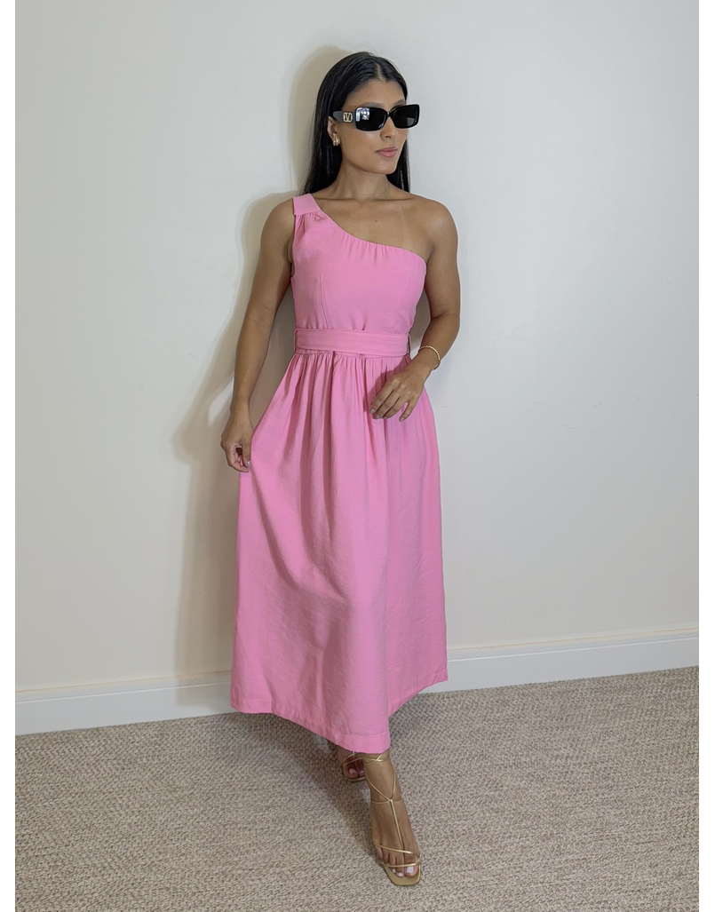 Vestido Midi Ariela Rosa