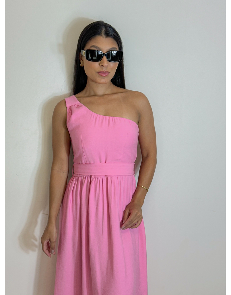 Vestido Midi Ariela Rosa