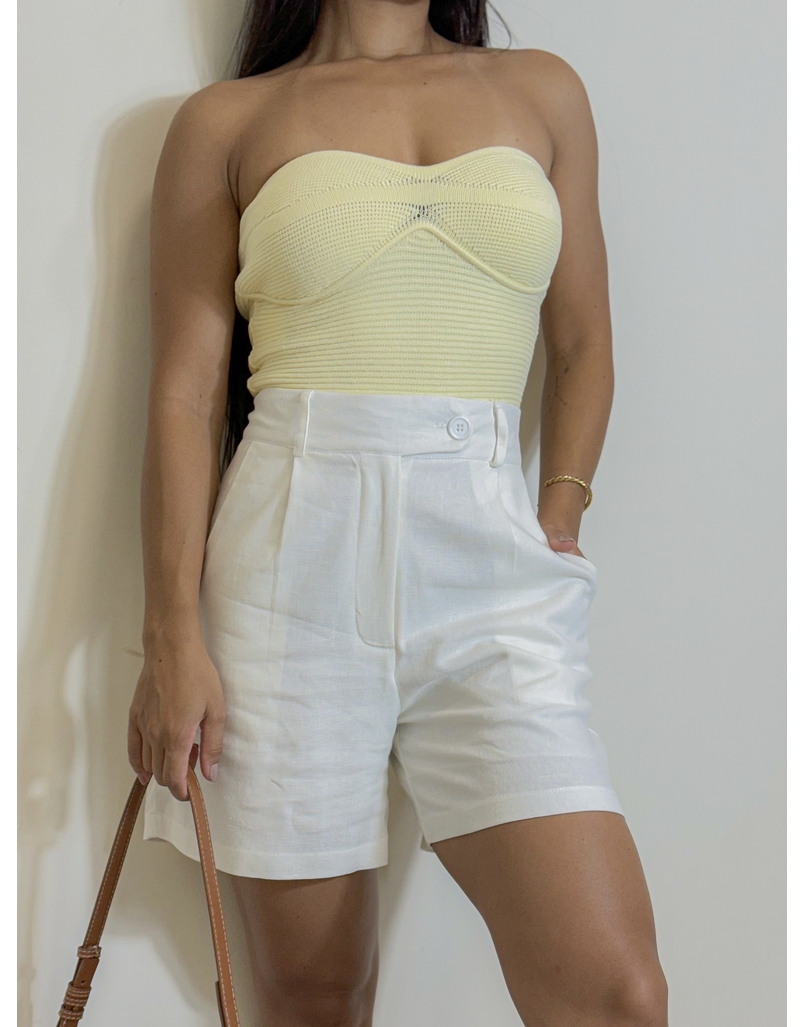 Short Linho Jéssica Off