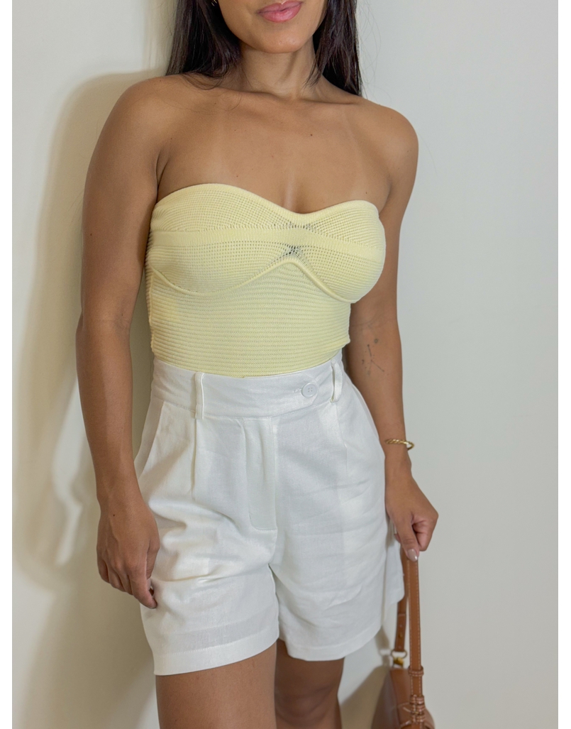 Short Linho Jéssica Off