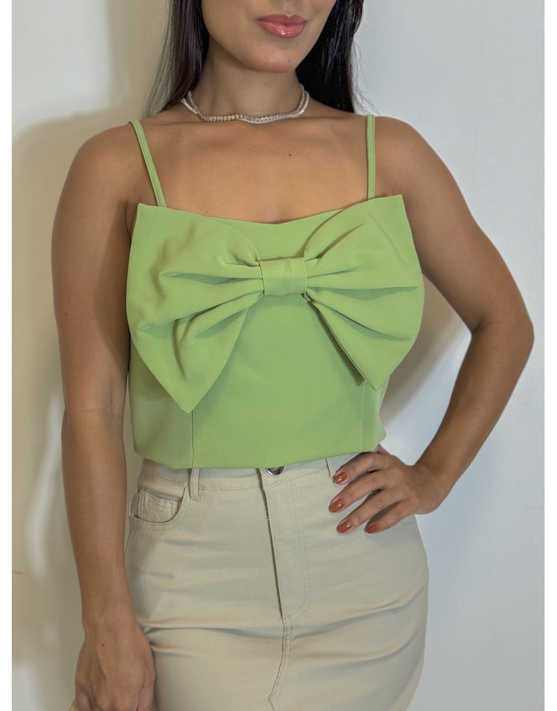 Cropped Laço Flávia Verde