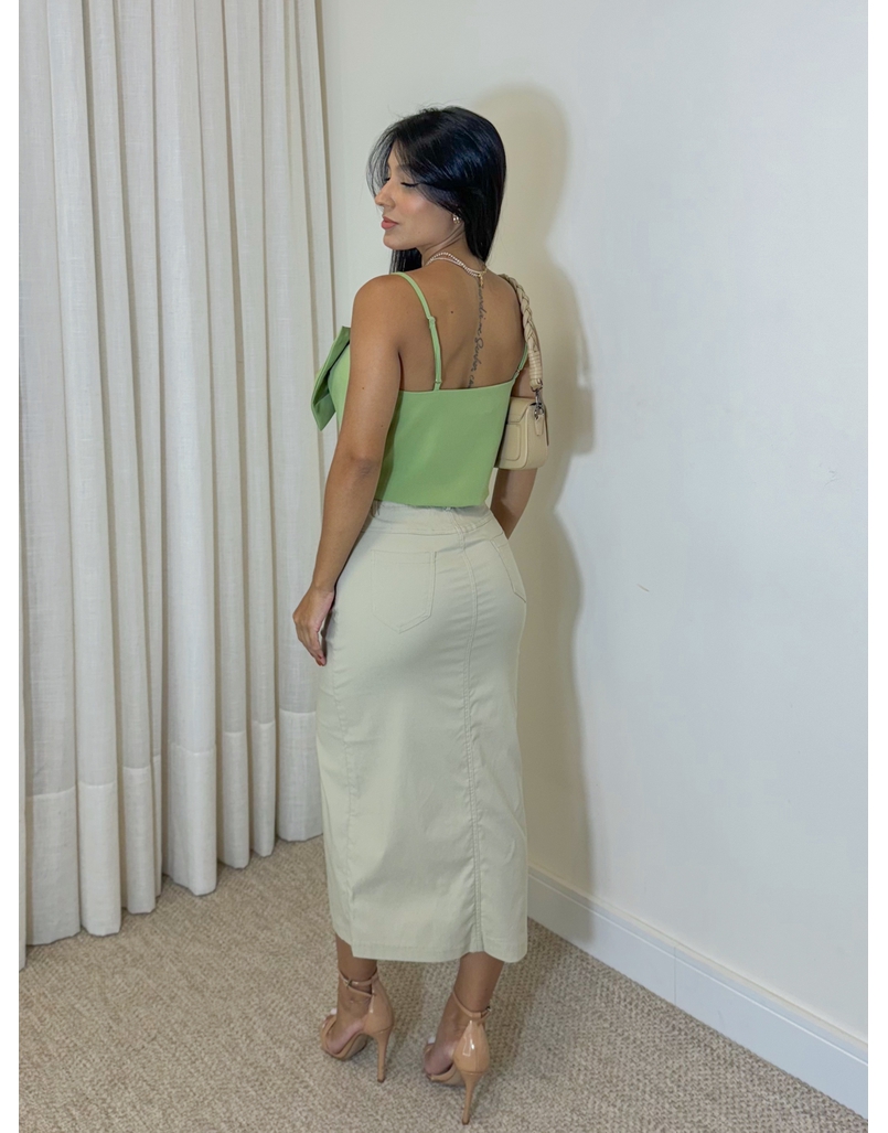 Cropped Laço Flávia Verde