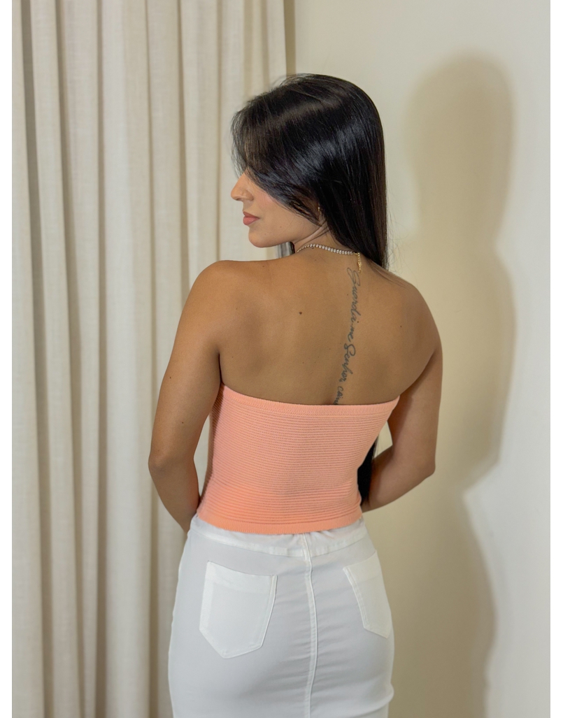 Cropped Tricot Érica Coral