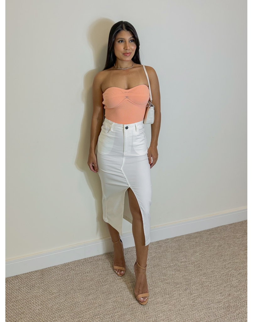 Cropped Tricot Érica Coral