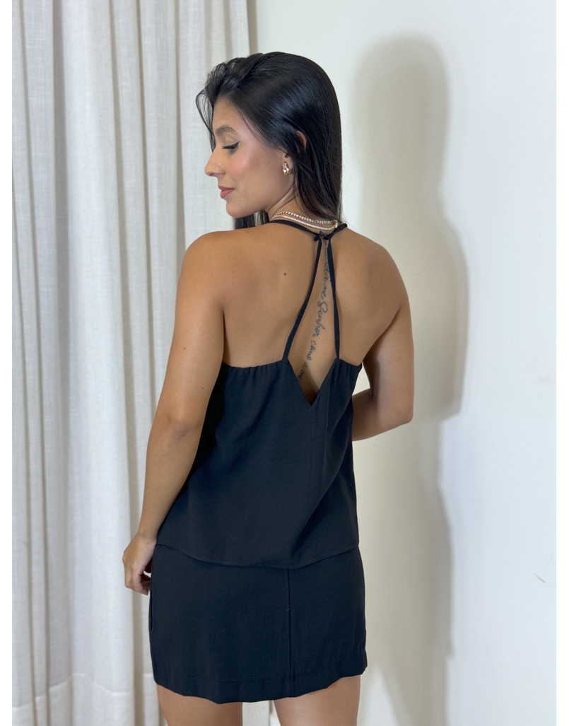 Blusa Alcinha Loren Preto
