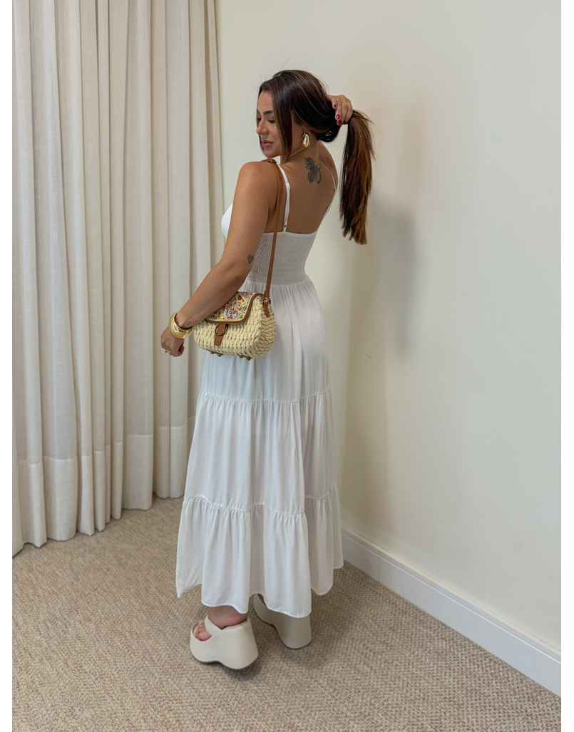 Vestido Midi Atenas Branco 