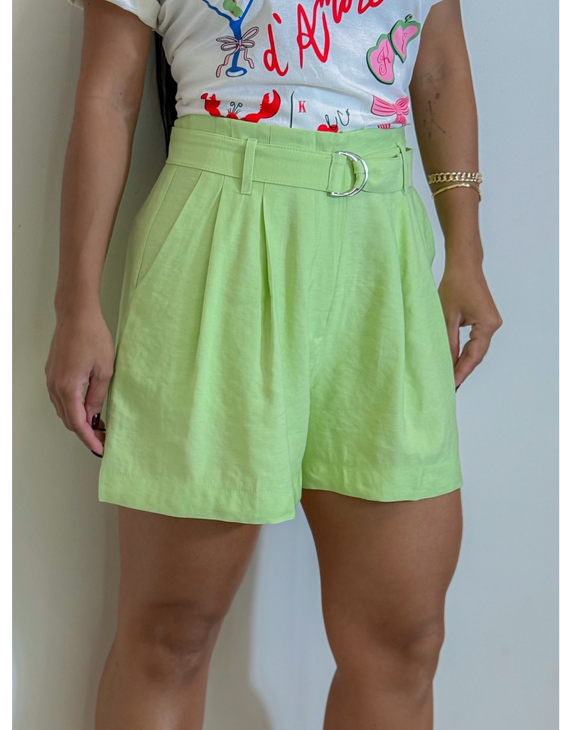 Short Cinto Nayara Verde