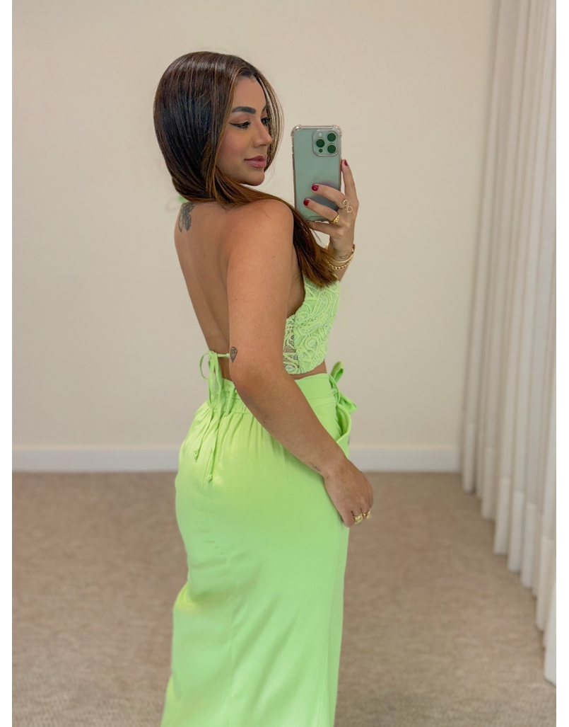 Conjunto Saia Mayra Verde