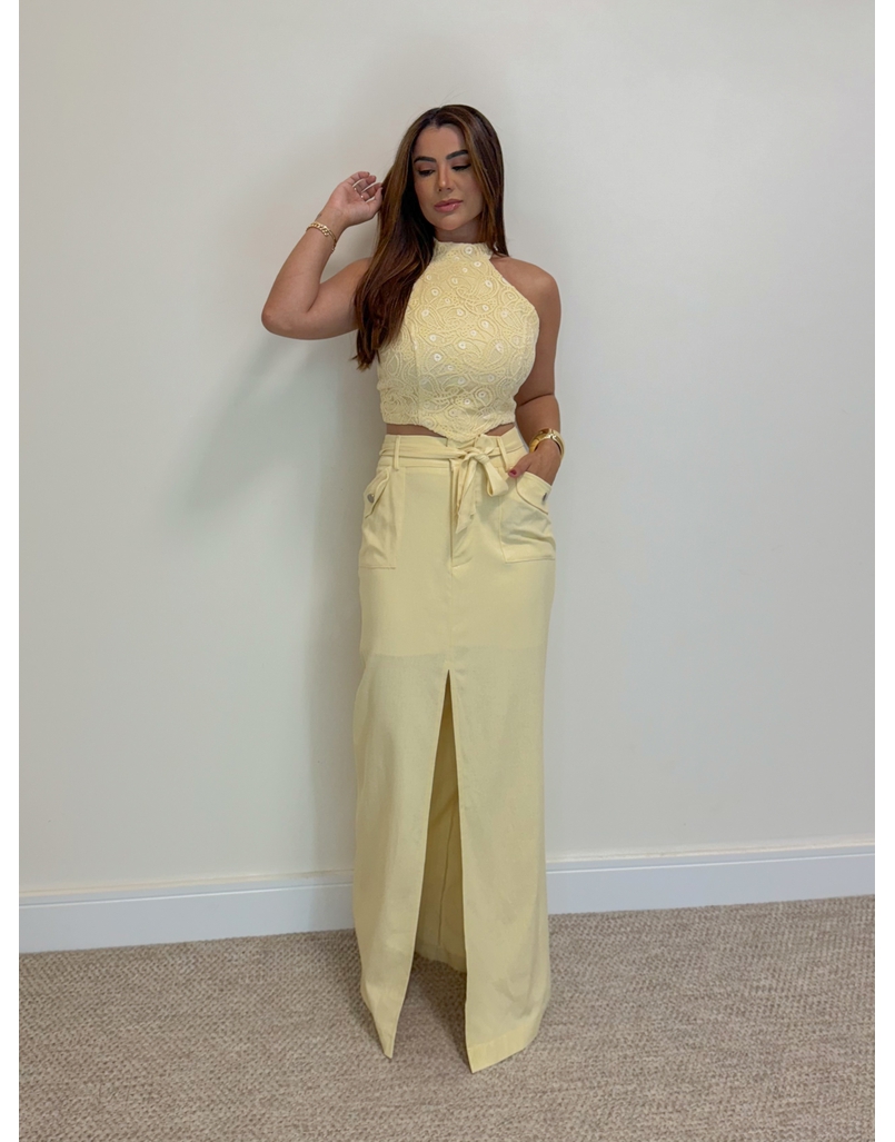 Conjunto Saia Mayra Manteiga