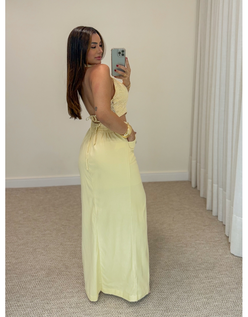 Conjunto Saia Mayra Manteiga