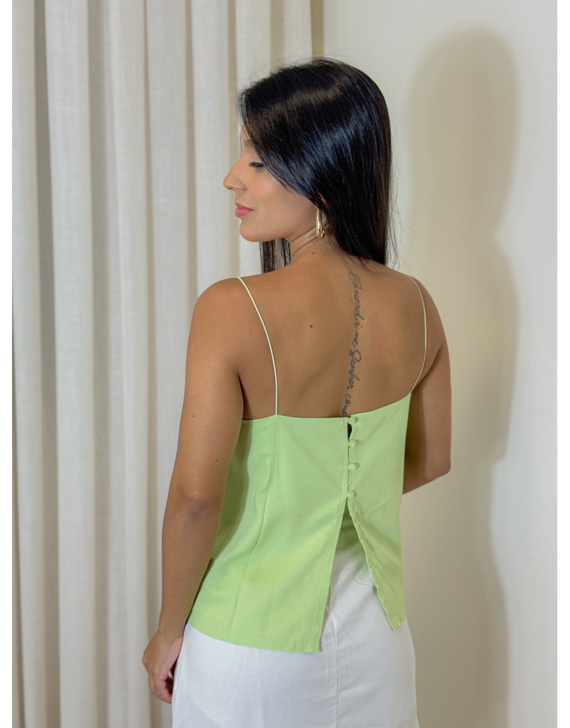 Blusa Linho Karen Verde