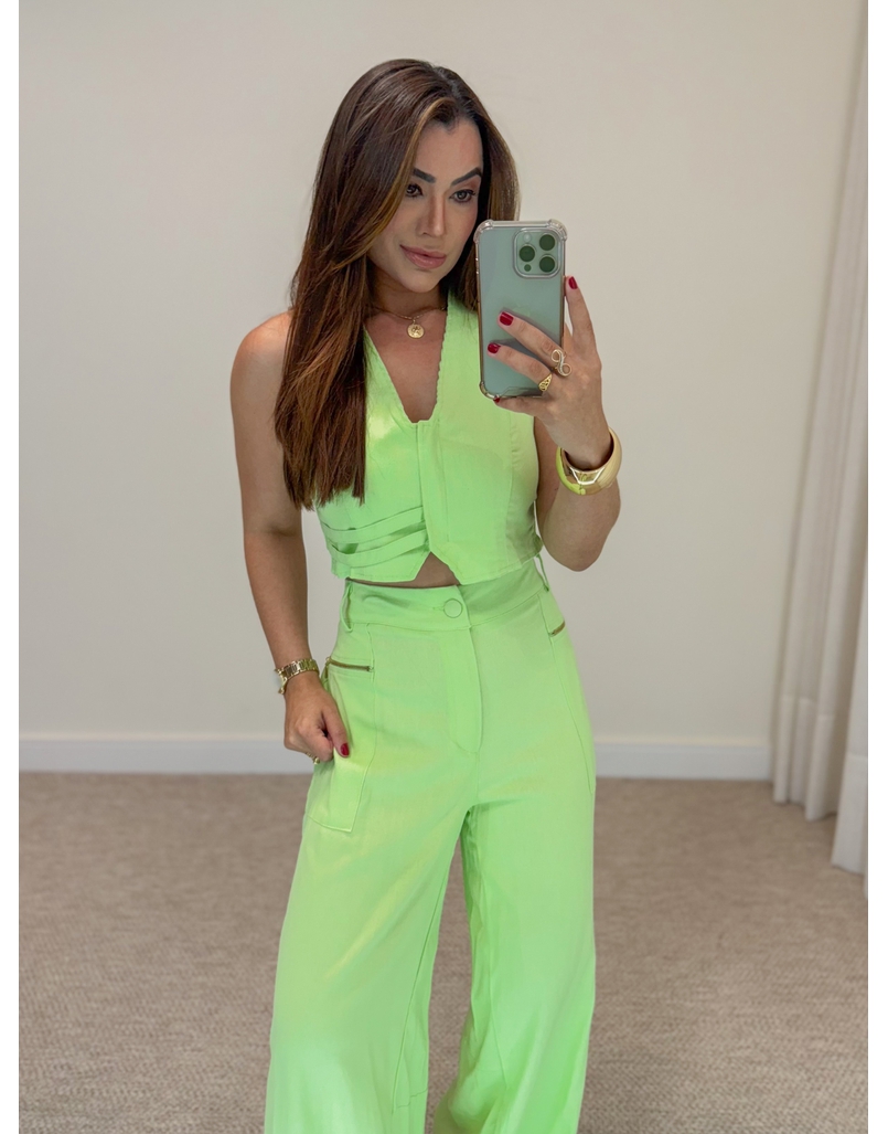 Conjunto Pantalona Sofia Lima