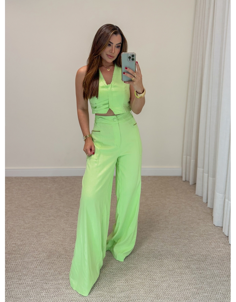 Conjunto Pantalona Sofia Lima